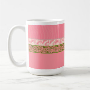 Pink Wild Animal Fur Print Coffee Mug