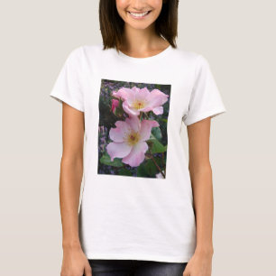 Pink Wild Rose Flower floral Photo T-Shirt