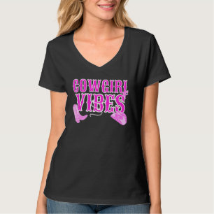 Pink Wild West Western Rodeo Yeehaw Country Cowgir T-Shirt