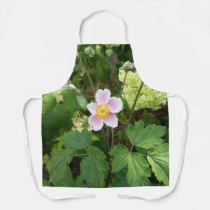 Pink Wildflower Apron Botanical Floral Kitchen A