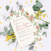 Pink Wildflower Rose Spring Garland Wedding