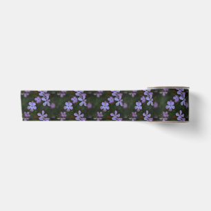 Pink Wildflowers Satin Ribbon