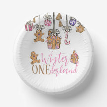 Pink winter Onederland Christmas