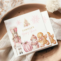 Pink Winter Wonderland Baby Shower