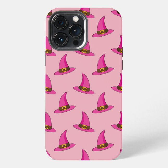 Pink Witch Hat iPhone Case (Back)