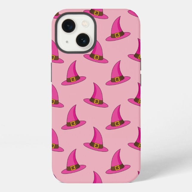 Pink Witch Hat iPhone Case (Back)