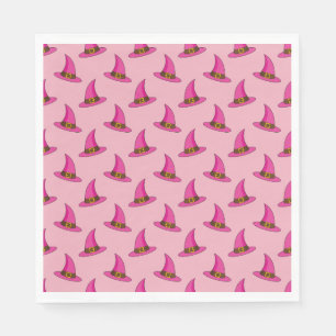 Pink Witch Hat Napkin