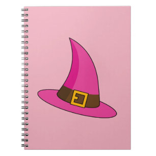 Pink Witch Hat Notebook