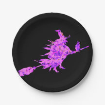 Pink Witch Splattered Paint