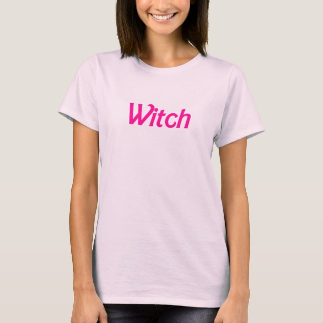 Pink Witch T Shirt (Front)