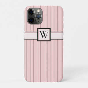 Pink with Black Pinstripes Case-Mate Case