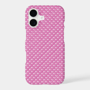 pink with white polka dot quilt design