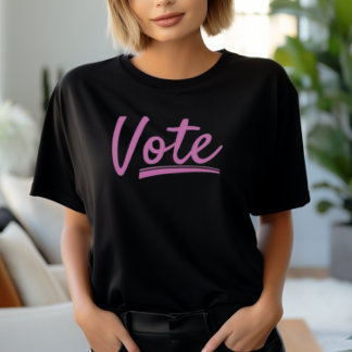 Pink Women Vote T-Shirt