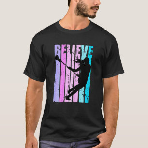 Pink Womens Lacrosse Player Coach Team Coaching Mo T-Shirt