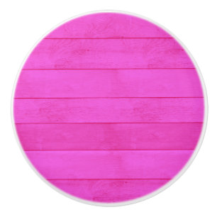 Pink Wood Ceramic Pull
