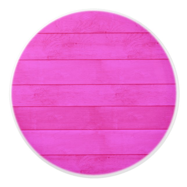 Pink Wood Ceramic Pull (Front)