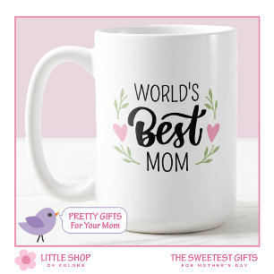Pink World's Best Mum Mother’s day Coffee Mug