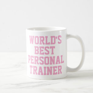 Pink World's Best Personal Trainer Mug