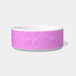 Pink Woven Texture Background Bowl