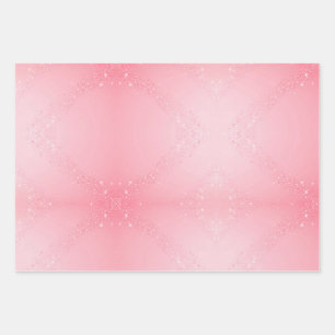 Pink wrap with Sprinkles Wrapping Paper Sheet