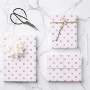 Pink Wrapping Trio Paper Sheet