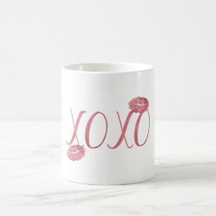 Pink XOXO Kisses Coffee Mug