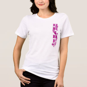 Pink Yarrow Brides T-Shirt Tri-Blend Shirt