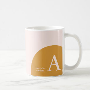Pink & Yellow   Colourful Business Promotional Coffee Mug