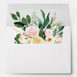 Pink & Yellow Floral 3 Envelope