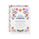 Pink Yellow Mexican Fiesta Baby Shower Invitation