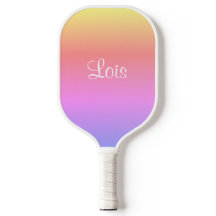 Pink Yellow Purple Colourful Pickleball Paddle