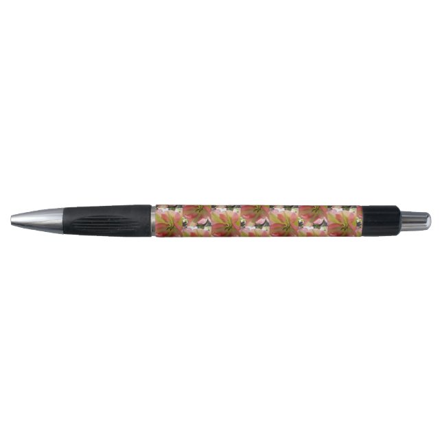 Pink & Yellow Tulip Pen (Front)