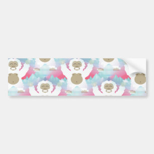 pink yeti bumper sticker