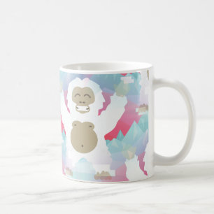 pink yeti coffee mug