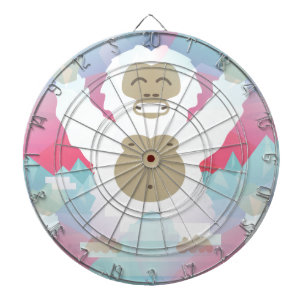 pink yeti dartboard