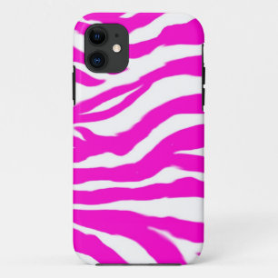 Pink zebra iPhone 11 case
