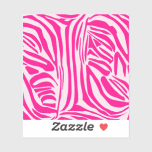 Pink zebra print