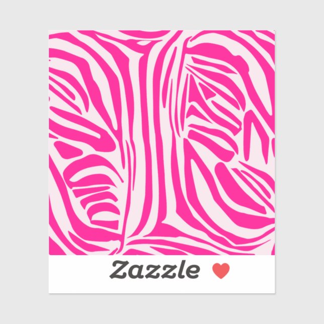 Pink zebra print (Sheet)