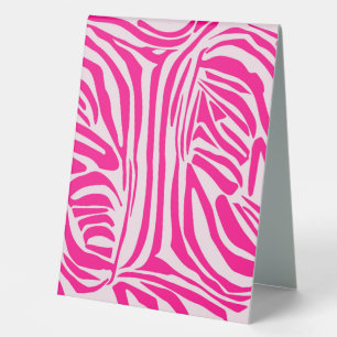 Pink zebra print