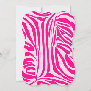 Pink zebra print