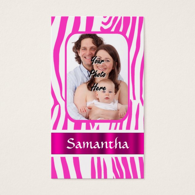 Pink zebra print (Front)