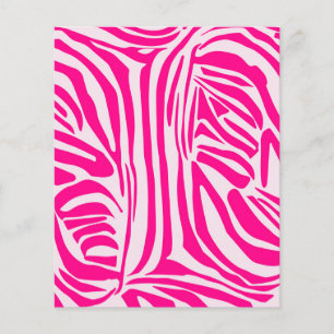 Pink zebra print