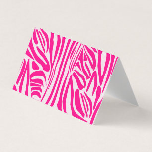 Pink zebra print