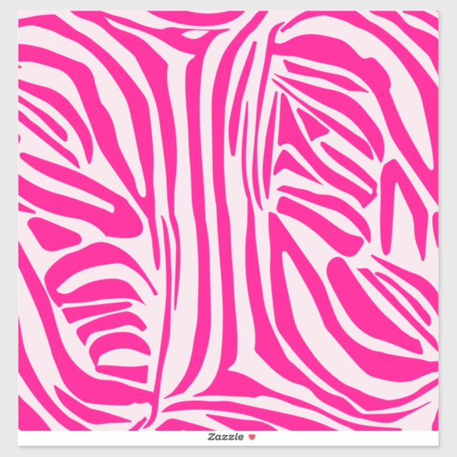 Pink zebra print (Sheet)