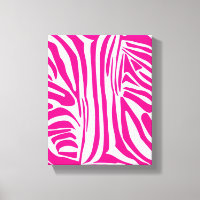 Pink zebra print