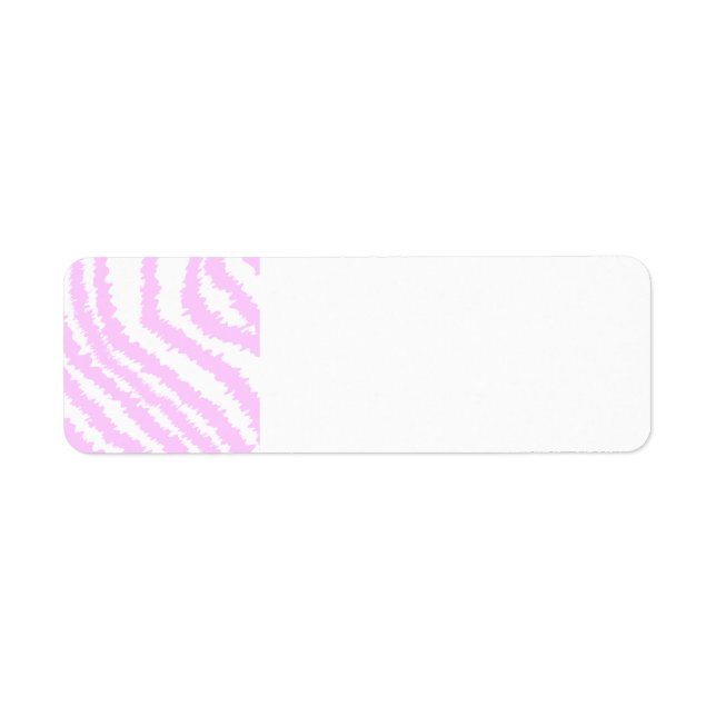 Pink Zebra Print, Animal Pattern. (Front)