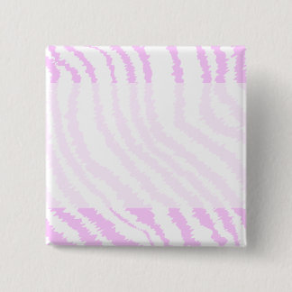 Pink Zebra Print, Animal Pattern. 15 Cm Square Badge