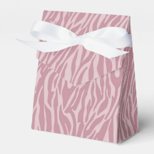 Pink Zebra Print Birthday Favour Box