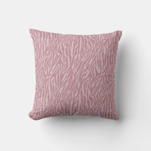 Pink Zebra Print Cushion
