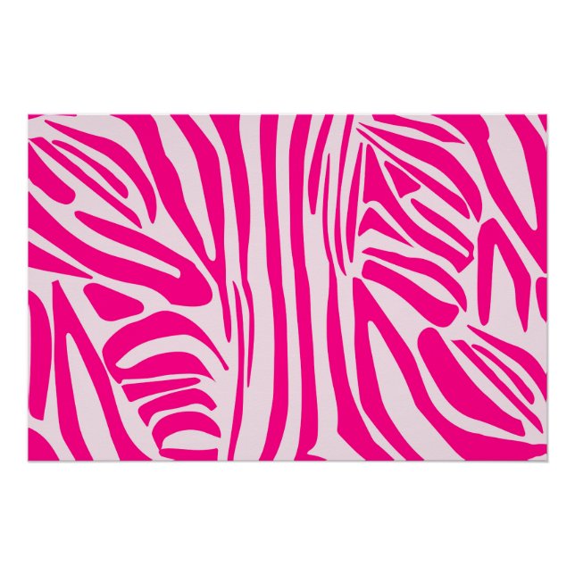 Pink Zebra Print Pattern (Front)